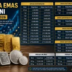 Harga Emas dan Perak Antam Melambung, Ini Rincian Harga Terbaru