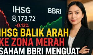 IHSG Menguat, BBRI Jadi Saham Andalan Investor