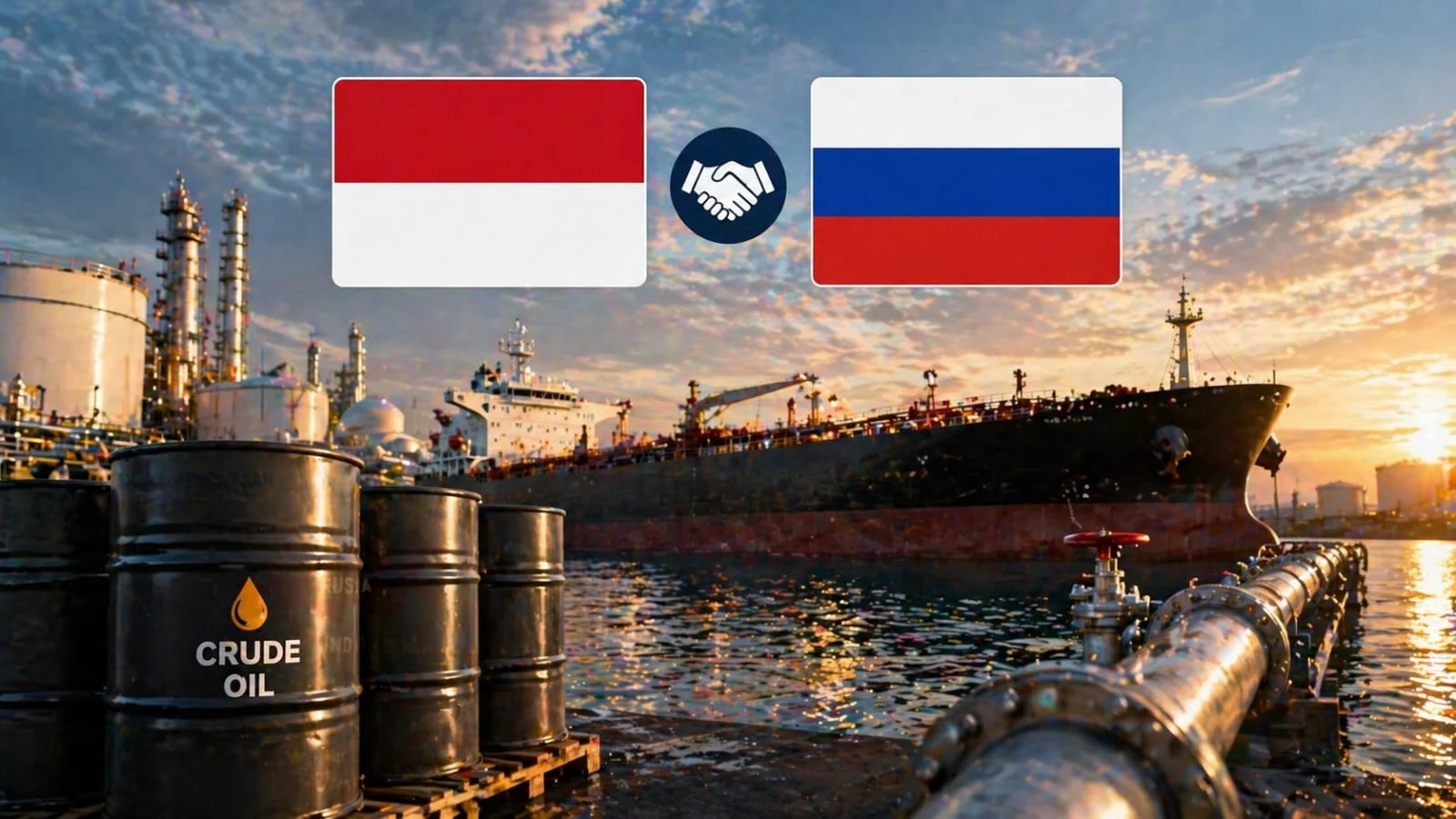 Indonesia Lanjutkan Impor Minyak Mentah dari Rusia, Bahlil Siapkan Kontrak Jangka Panjang