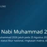 Jadwal Sholat dan Maulid Nabi Muhammad SAW 2026: Informasi Terkini untuk Umat Islam