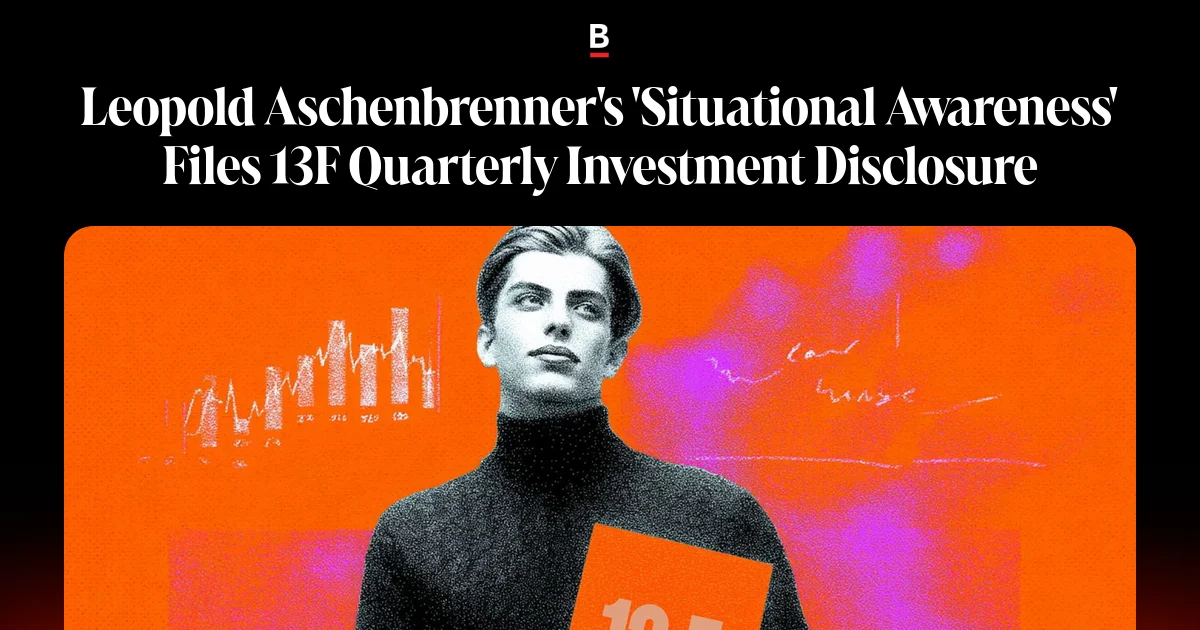 Krisis Hedge Fund Situational Awareness: Bagaimana Leopold Aschenbrenner, Sang KI-Wunderkind, Mengalami Kerugian Besar