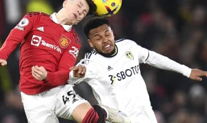 Manchester United Tundukkan Leeds United Lewat Adu Penalti, Noussair Mazraoui Jadi Pahlawan