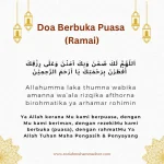 Mengenal Doa Buka Puasa dan Jadwal Sholat di Bulan Agustus