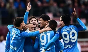 Napoli Tambah Momentum Menuju Musim Baru dengan Kemenangan 6-2 atas Aris