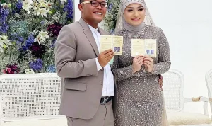 Nathalie Holscher Menikah dengan Aripat, Sule Mengucapkan Selamat