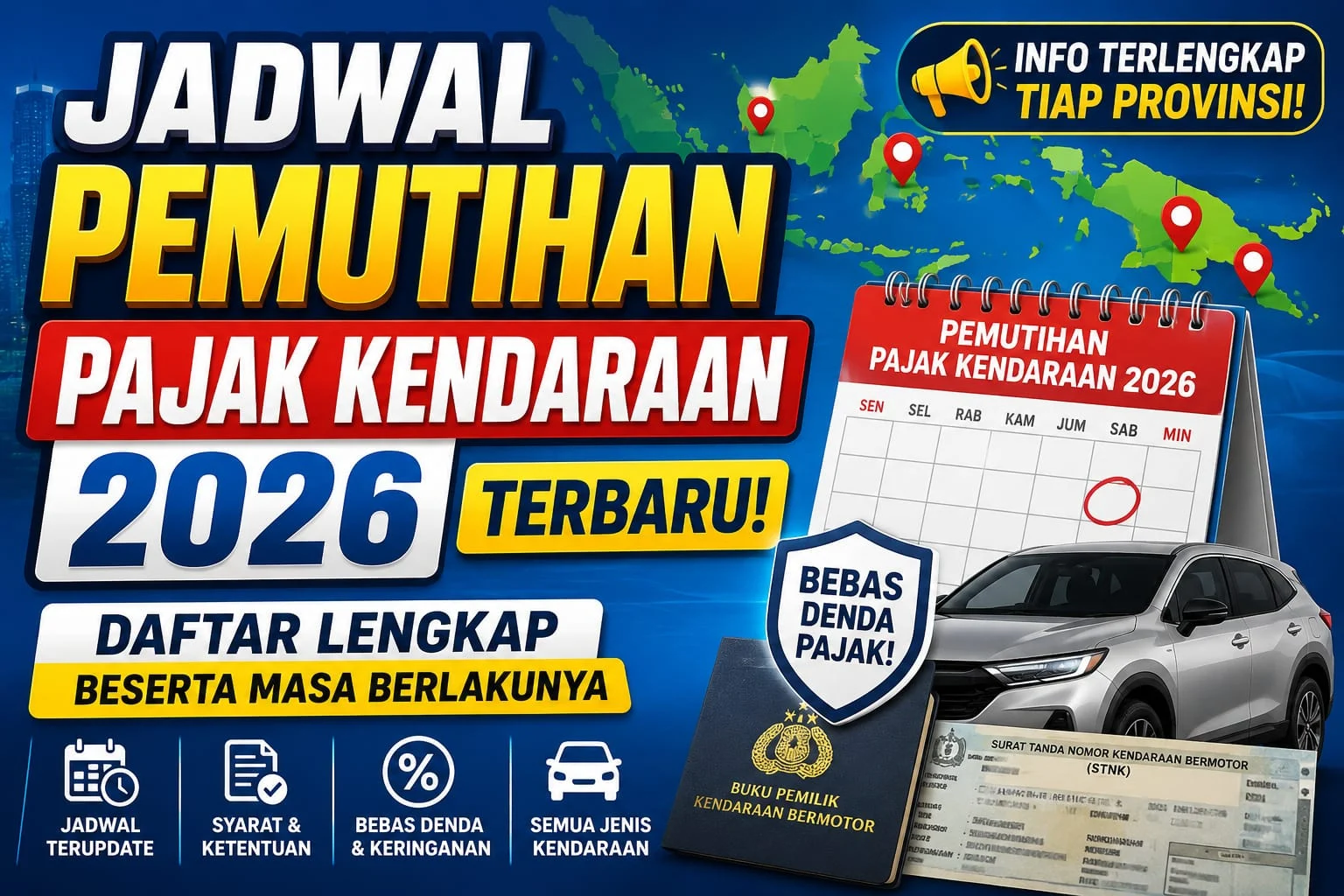 Pemutihan Pajak Kendaraan Jakarta 2026: Cara dan Batas Waktu Pembayaran