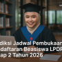 Pendaftaran Beasiswa LPDP Tahap 2 Tahun 2026 Ditutup, Simak Persyaratan dan Kesempatan Belajar di Dalam dan Luar Negeri
