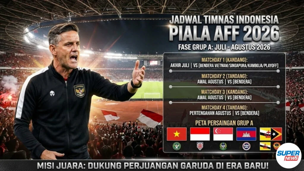 Piala AFF 2026: Jadwal, Klasemen, dan Prediksi Pertandingan Timnas Indonesia