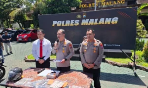 Polres Malang Tangkap Pelaku Curanmor, Eks Kapolres Malang Dikukuhkan sebagai Koorspripim Polri