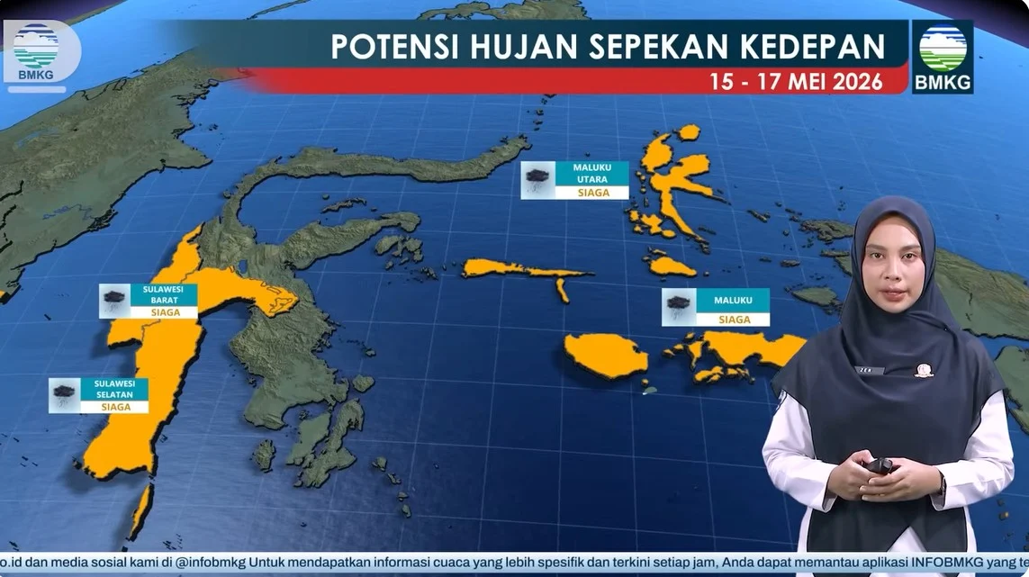 Prakiraan Cuaca Terkini: Sebagian Besar Wilayah Indonesia Berpotensi Hujan