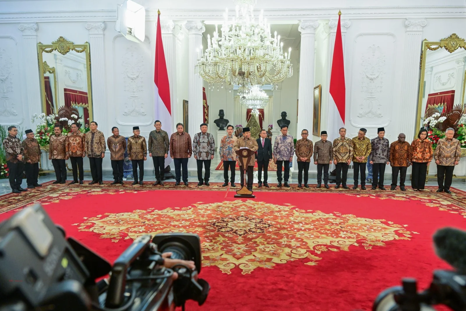 Presiden Prabowo Subianto Belum Berencana Lakukan Reshuffle Kabinet Merah Putih