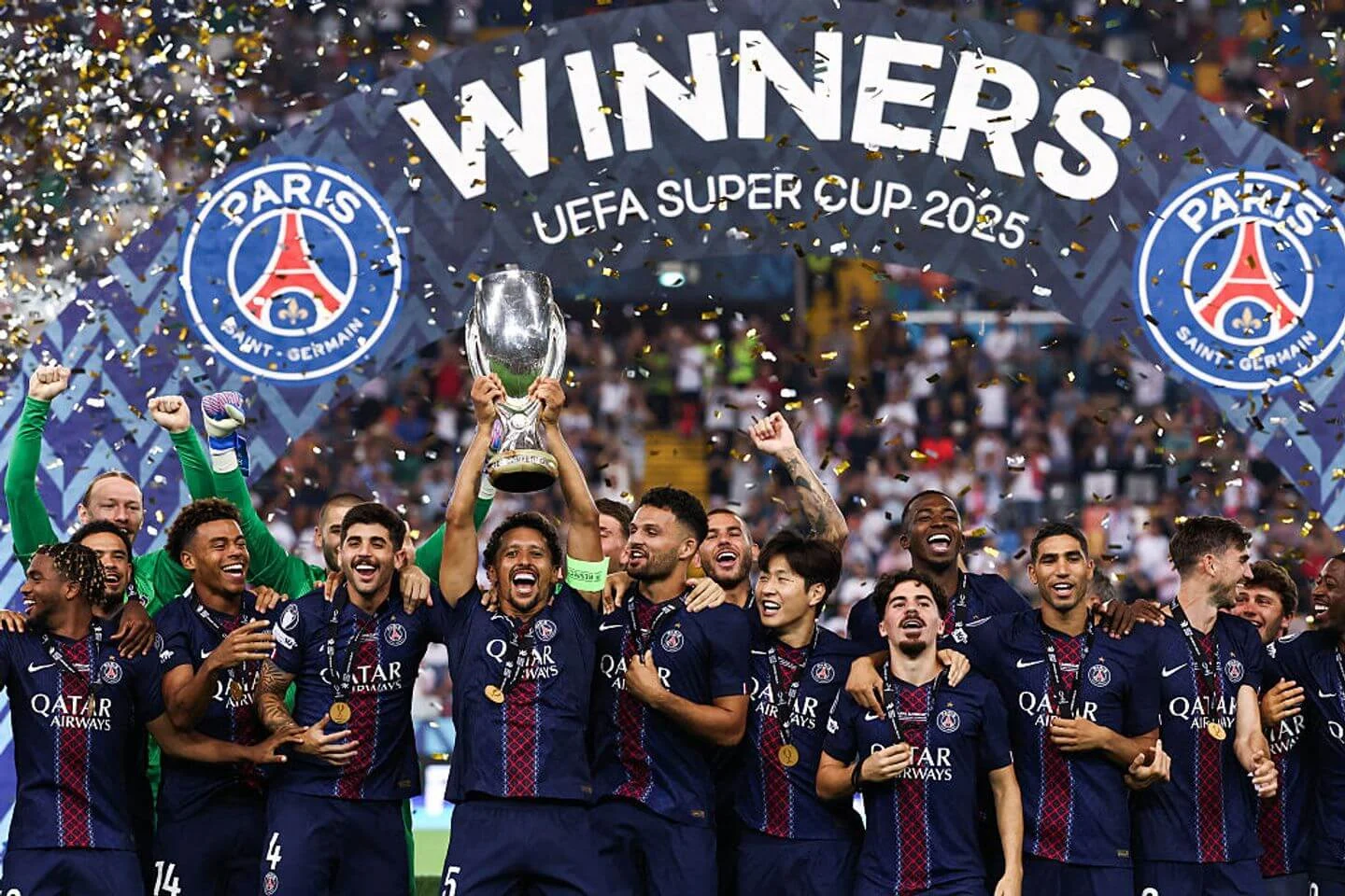 PSG Juara Piala Super Eropa 2026, Mengalahkan Aston Villa 2-1