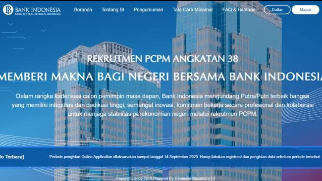 Rekrutmen PCPM BI 41: Pendaftaran Dibuka, Ini Syarat dan Cara Daftarnya