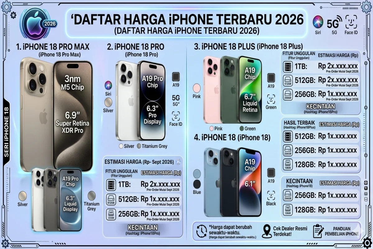 Rumor Terbaru iPhone: Harga dan Fitur yang Mengagumkan