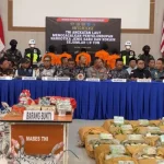 TNI AL Perketat Pengawasan di Perairan Kepri dan Musnahkan 1,3 Ton Narkotika