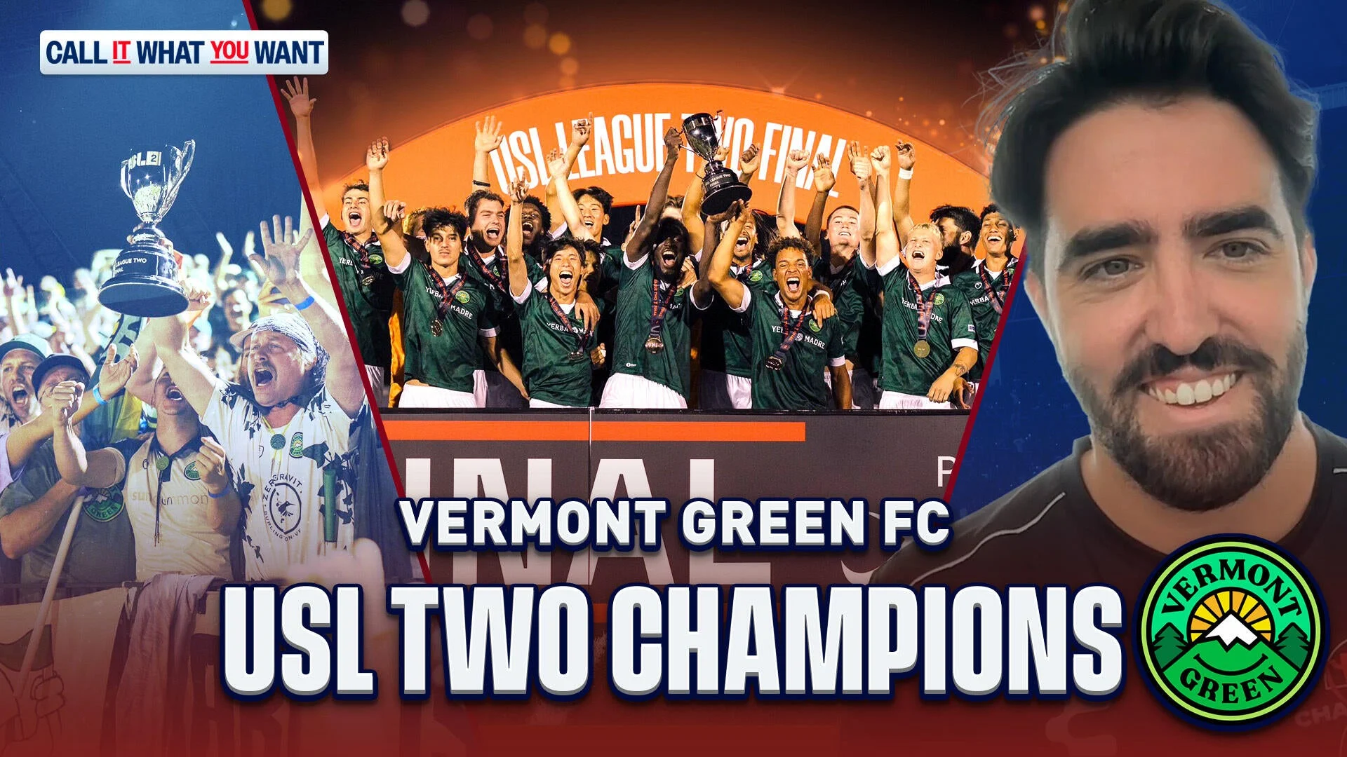Vermont Green FC Menjuarai USL2 untuk Kedua Kalinya
